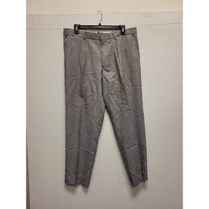 TFW Mens Dress Pants 40x31 Houndstooth Career Office Business Casual Trousers